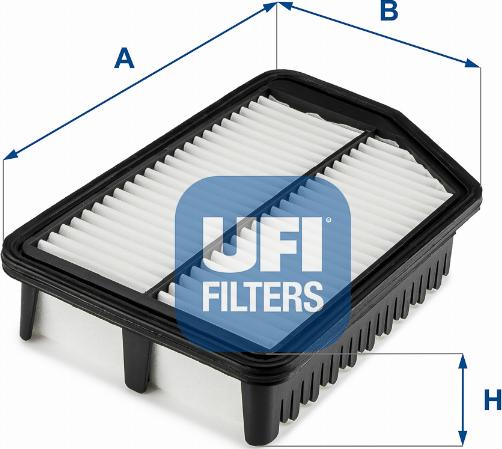 UFI 30.635.00 - Воздушный фильтр, двигатель autodif.ru