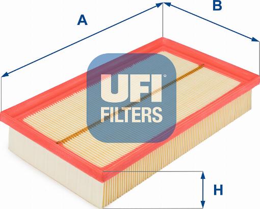 UFI 30.101.00 - Воздушный фильтр, двигатель autodif.ru
