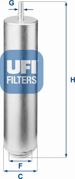 UFI 31.952.00 - Топливный фильтр autodif.ru