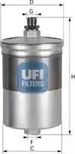 UFI 31.573.00 - Топливный фильтр autodif.ru