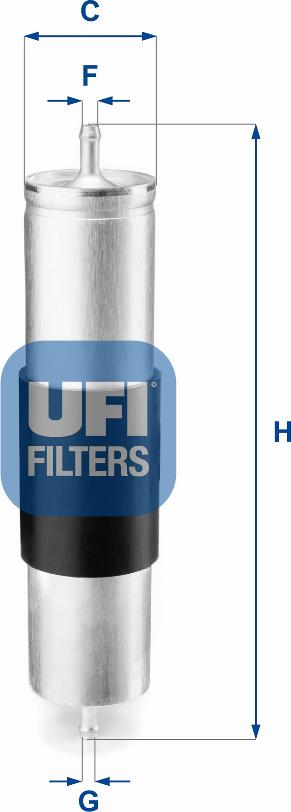 UFI 31.839.00 - Топливный фильтр autodif.ru