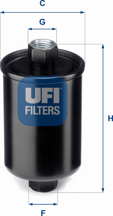 UFI 31.741.00 - Топливный фильтр autodif.ru