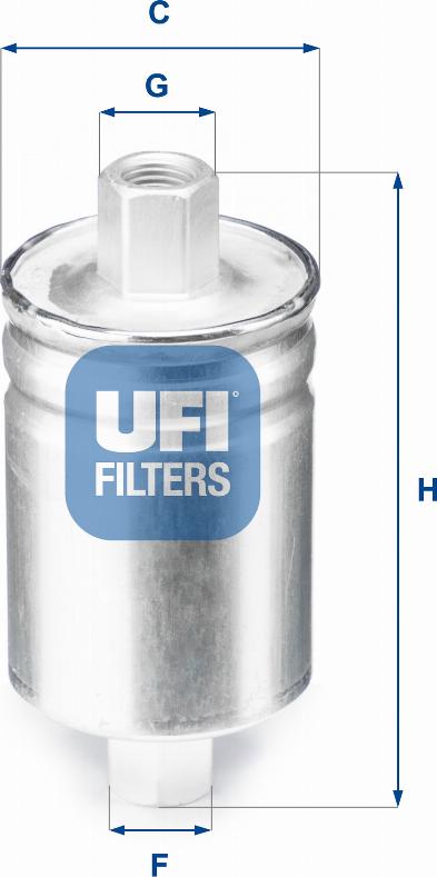 UFI 31.750.00 - Топливный фильтр autodif.ru