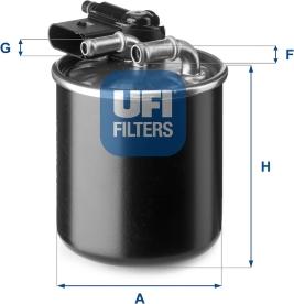 UFI 24.148.00 - Топливный фильтр autodif.ru