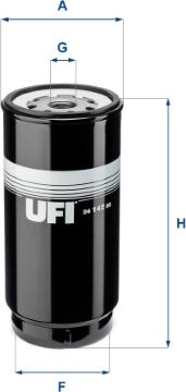 UFI 24.142.00 - Топливный фильтр autodif.ru