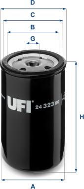 UFI 24.323.00 - Топливный фильтр autodif.ru