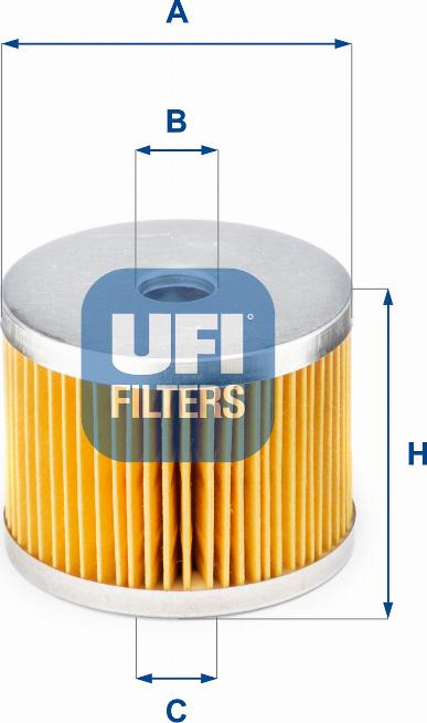 UFI 26.652.00 - Топливный фильтр autodif.ru