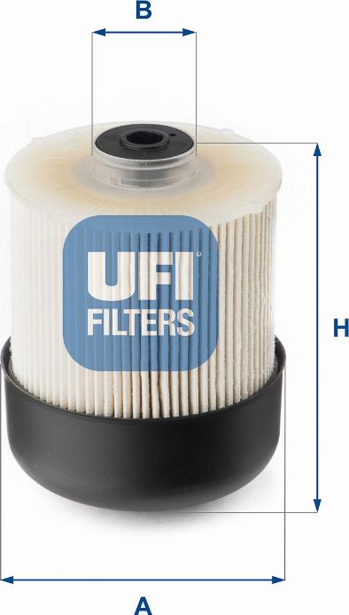 UFI 26.115.00 - Топливный фильтр autodif.ru