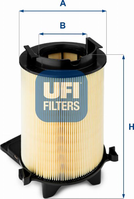UFI 27.401.00 - Воздушный фильтр, двигатель autodif.ru