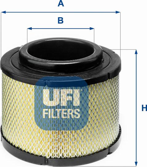 UFI 27.691.00 - Воздушный фильтр, двигатель autodif.ru