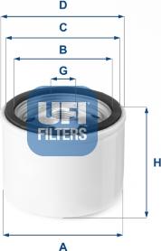 UFI 27.VGT.00 - Воздушный фильтр, турбокомпрессор autodif.ru