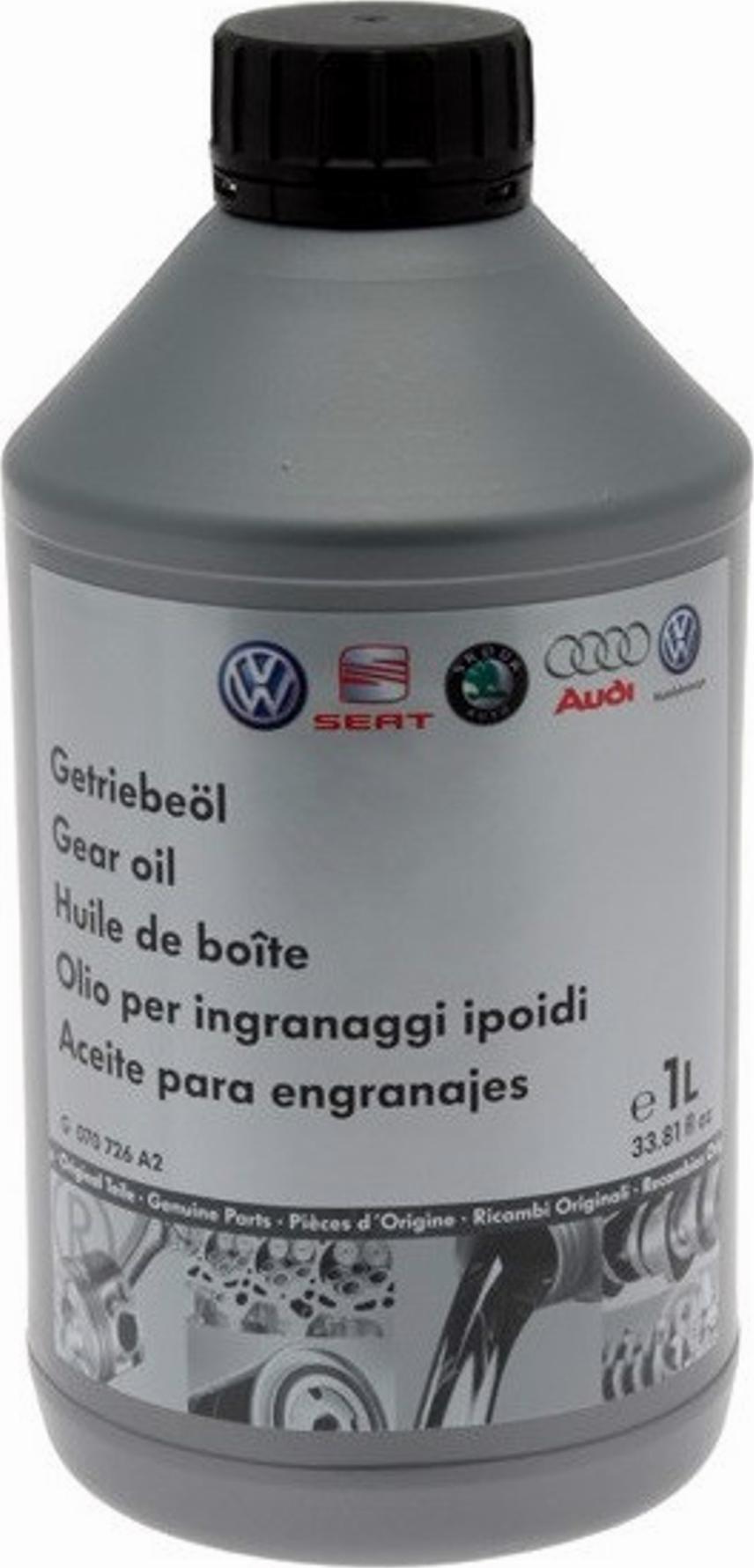 VAG G  070726A2 - Масло трансмиссионное синтетическое 1л - Gear Oil GL-4 autodif.ru