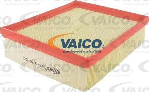 VAICO V46-0076 - Воздушный фильтр, двигатель autodif.ru