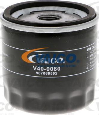 VAICO V40-0080 - Масляный фильтр autodif.ru