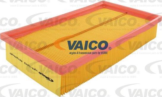 VAICO V25-0092 - Воздушный фильтр, двигатель autodif.ru