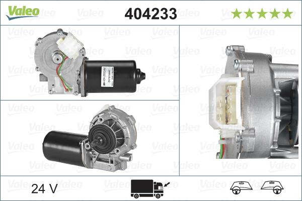 Valeo 404233 - Двигатель стеклоочистителя autodif.ru