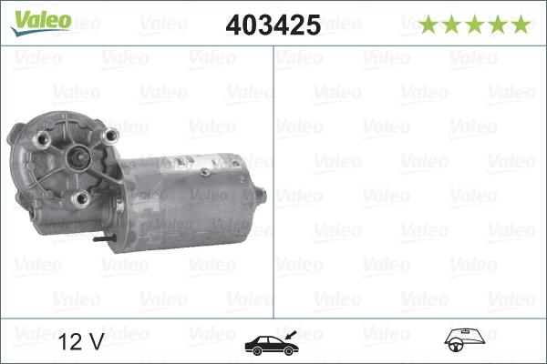 Valeo 403425 - Двигатель стеклоочистителя autodif.ru