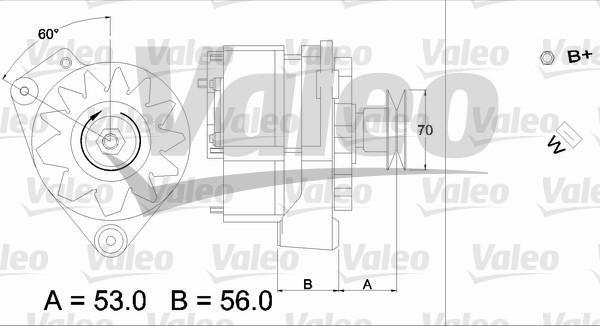 Valeo 436191 - Генератор autodif.ru