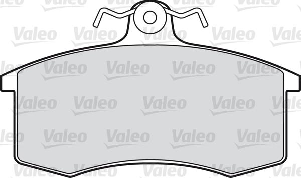 Valeo 598406 - Тормозные колодки, дисковые, комплект autodif.ru