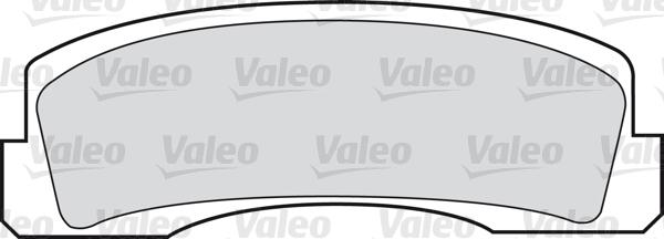Valeo 598389 - Тормозные колодки, дисковые, комплект autodif.ru