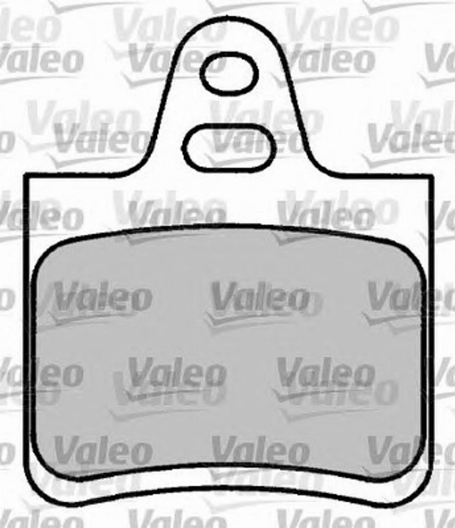 Valeo 597309 - Тормозные колодки, дисковые, комплект autodif.ru