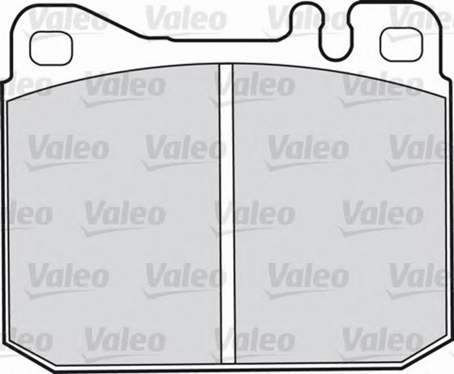 Valeo 540 162 - Тормозные колодки, дисковые, комплект autodif.ru