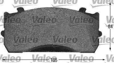 Valeo 541659 - Тормозные колодки, дисковые, комплект autodif.ru
