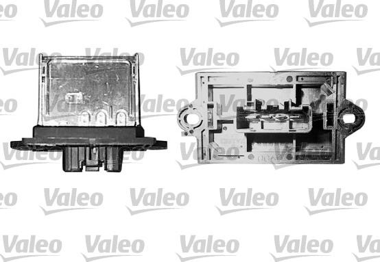 Valeo 509599 - Блок управления вентилятором с кондиционером autodif.ru