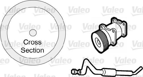 Valeo 509766 - Прокладка, трубопровод охлаждающей жидкости autodif.ru