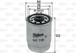 Valeo 587738 - Топливный фильтр autodif.ru