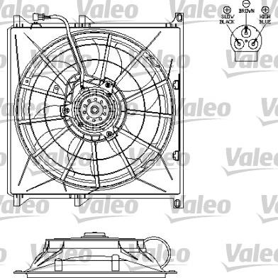 Valeo 696123 - Вентилятор, охлаждение двигателя autodif.ru