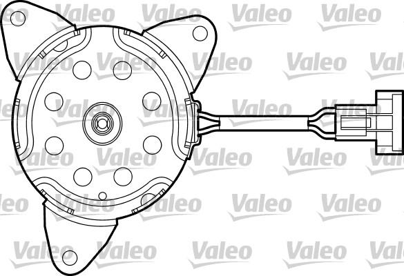 Valeo 698669 - Электродвигатель, вентилятор радиатора autodif.ru