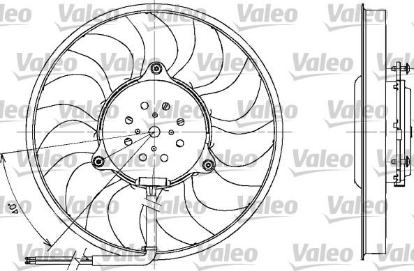 Valeo 698611 - Вентилятор, охлаждение двигателя autodif.ru