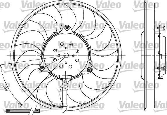 Valeo 698612 - Вентилятор, охлаждение двигателя autodif.ru
