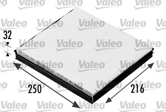 Valeo 698685 - Фильтр воздуха в салоне autodif.ru