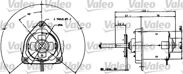 Valeo 698004 - Электродвигатель, вентилятор радиатора autodif.ru