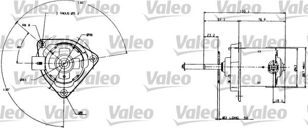 Valeo 698005 - Электродвигатель, вентилятор радиатора autodif.ru