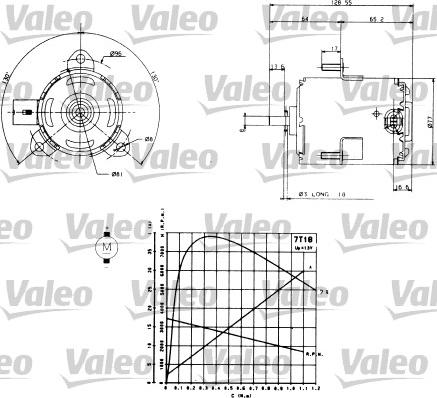 Valeo 698006 - Электродвигатель, вентилятор радиатора autodif.ru