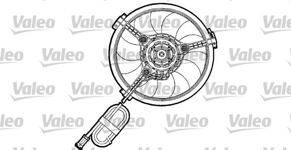 Valeo 698155 - Вентилятор, охлаждение двигателя autodif.ru
