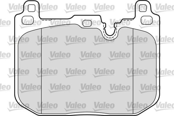 Valeo 601679 - Тормозные колодки, дисковые, комплект autodif.ru