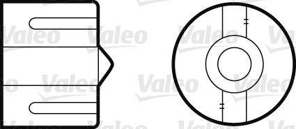 Valeo 032213 - Комплект ламп накаливания (10 шт) WY5W 12V/5W W2.1x9.5d оранжевая autodif.ru