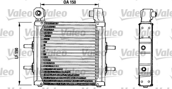 Valeo 816750 - Масляный радиатор, двигательное масло autodif.ru