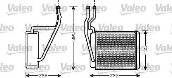 Valeo 812320 - Теплообменник, отопление салона autodif.ru