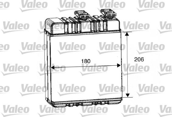 Valeo 812222 - Радиатор, охлаждение двигателя autodif.ru