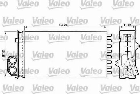 Valeo 883976 - Радиатор, охлаждение двигателя autodif.ru