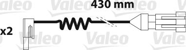 Valeo 882337 - Сигнализатор, износ тормозных колодок autodif.ru