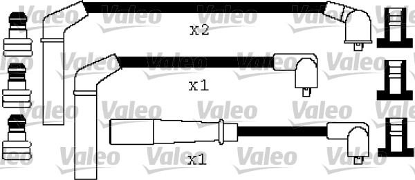 Valeo 346443 - Комплект проводов зажигания autodif.ru