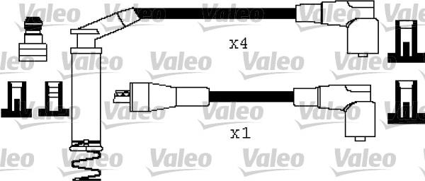 Valeo 346403 - Комплект проводов зажигания autodif.ru
