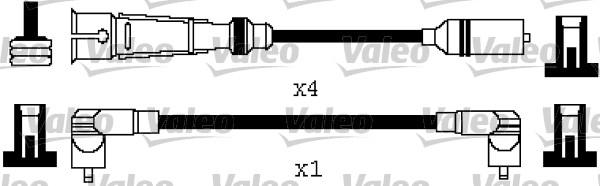 Valeo 346580 - Комплект проводов зажигания autodif.ru