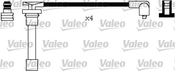 Valeo 346655 - Комплект проводов зажигания autodif.ru